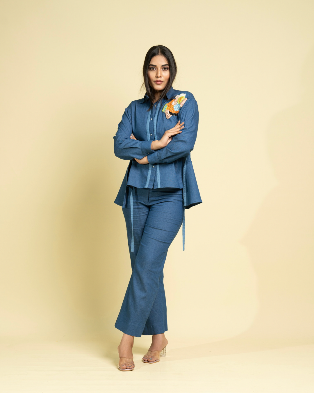 Statement Patch Shirt