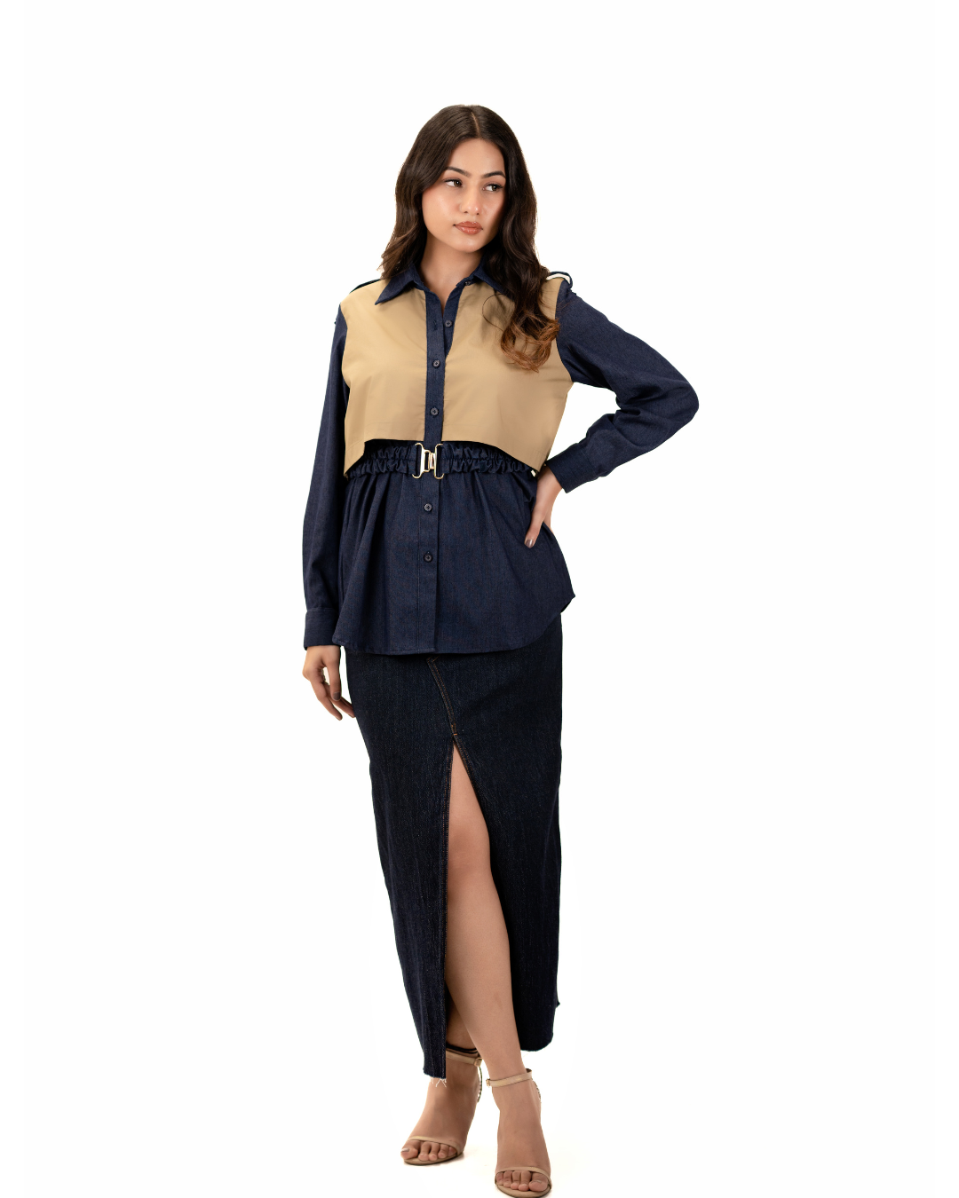 Denim Tunic Shirt