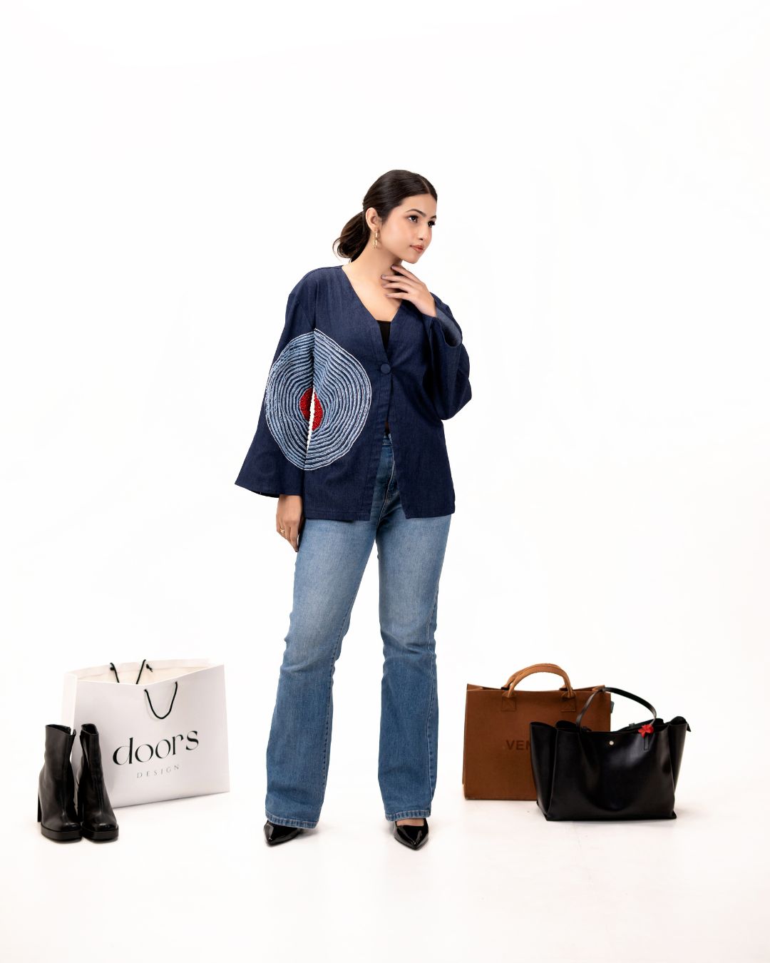 Oversized Denim Shirt