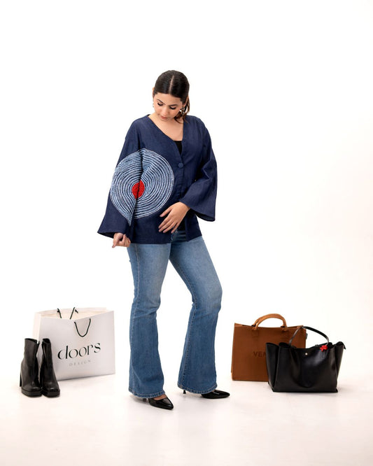 Oversized Denim Shirt