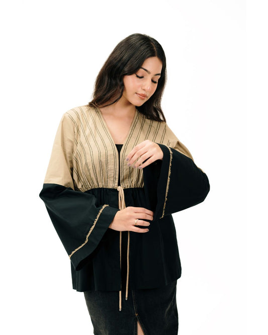 Khaki Black Shirt