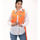 Orange Overlay Shirt