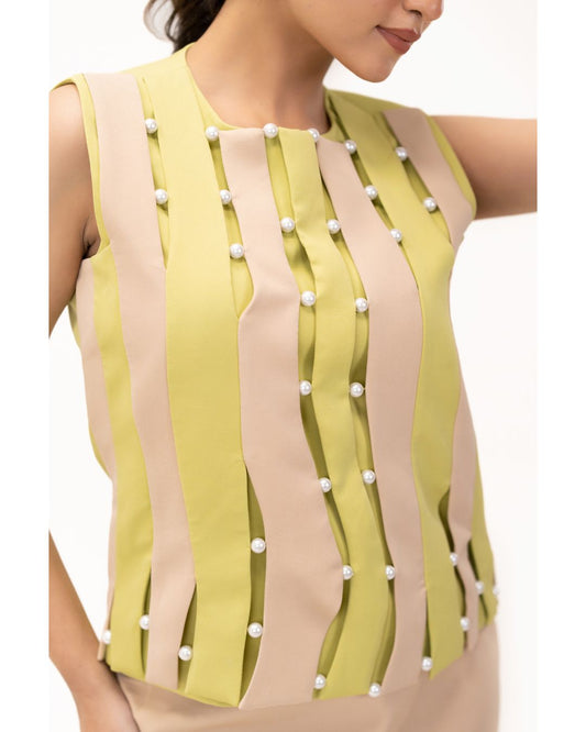 Green Beige Co-ord Set