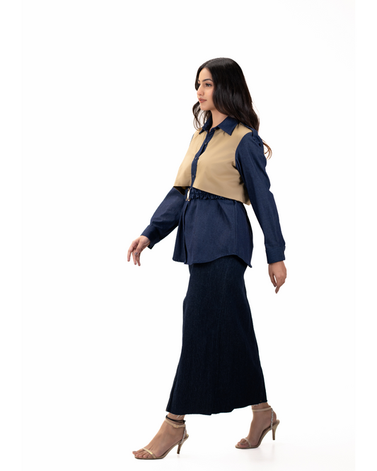 Denim Tunic Shirt
