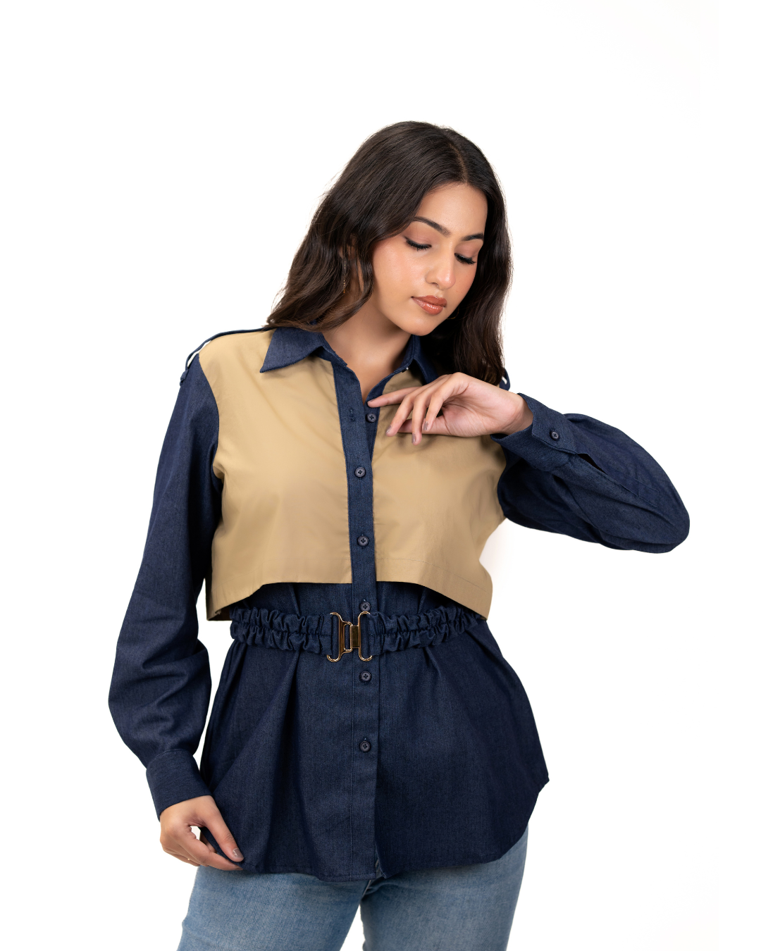 Denim Tunic Shirt