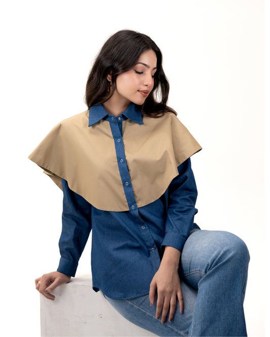 Khaki Panel Shirt
