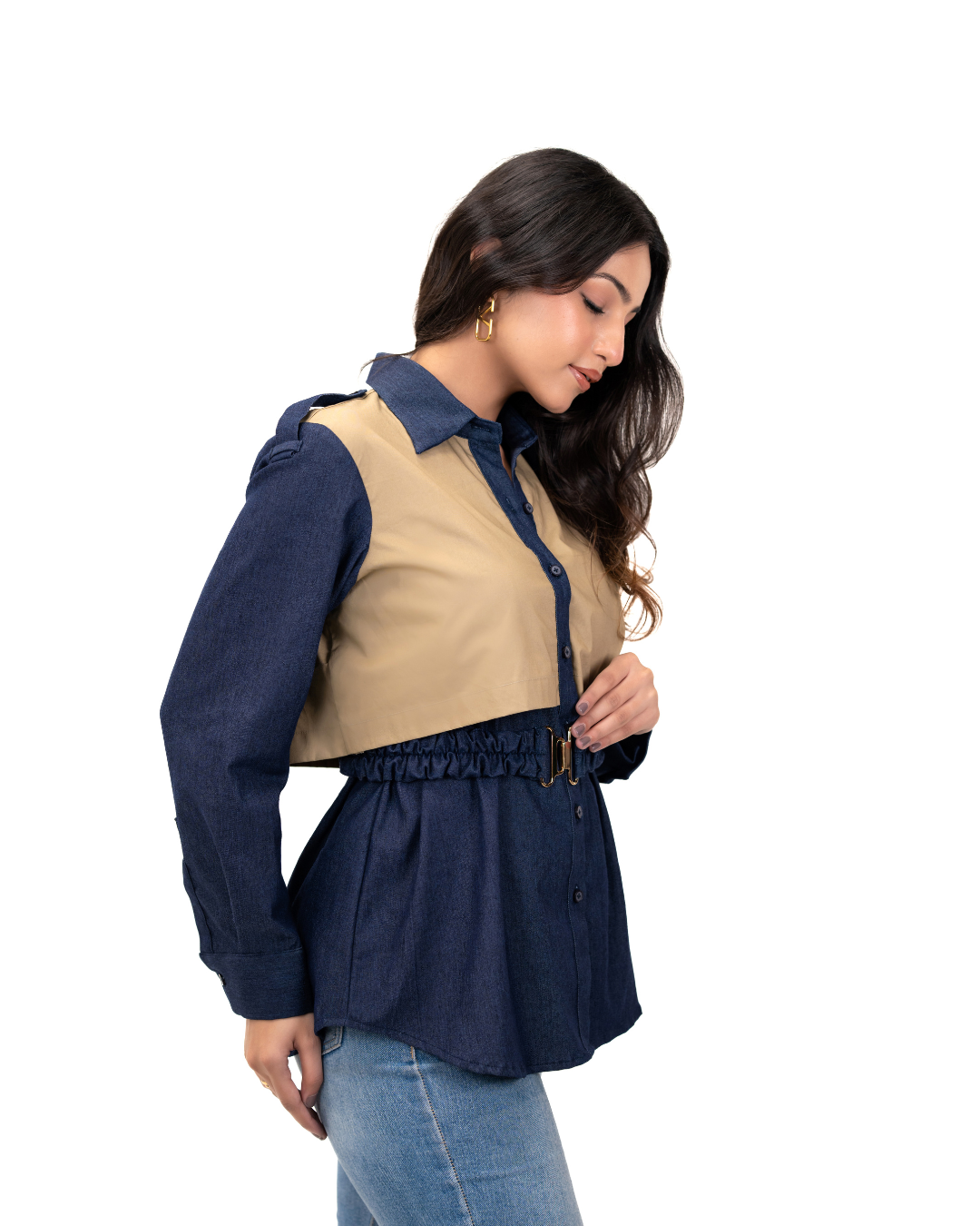 Denim Tunic Shirt