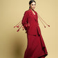 Maroon Blazer Set