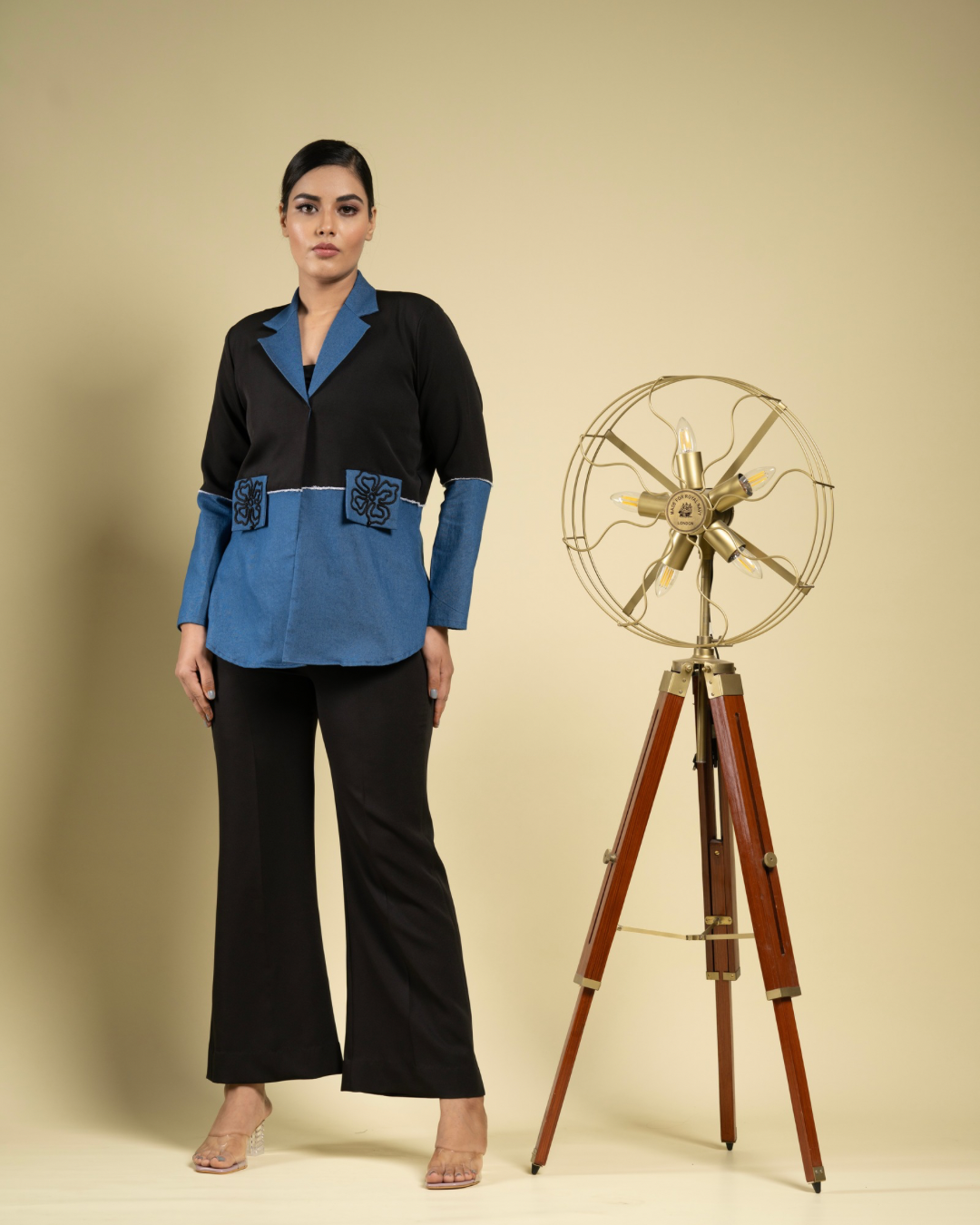 Denim Contrast Shirt