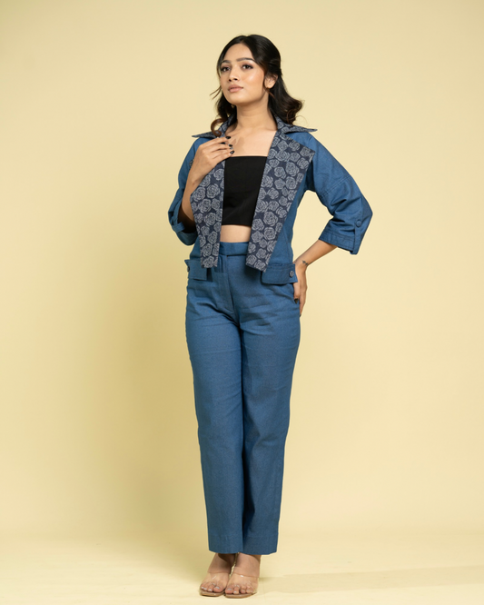 Rose Denim Jacket