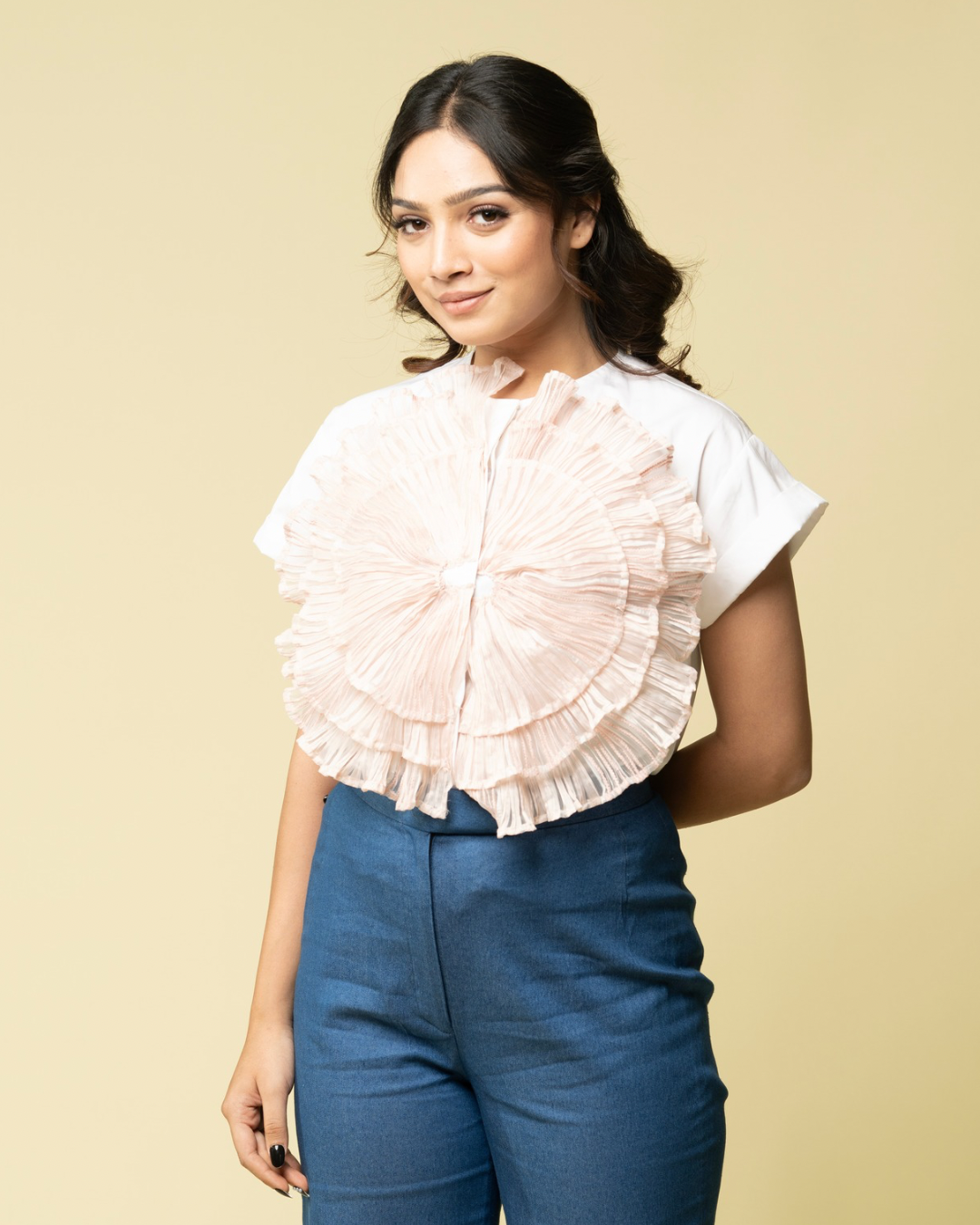 Petal Pleat Shirt