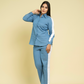 Denim Side Panel Coordset