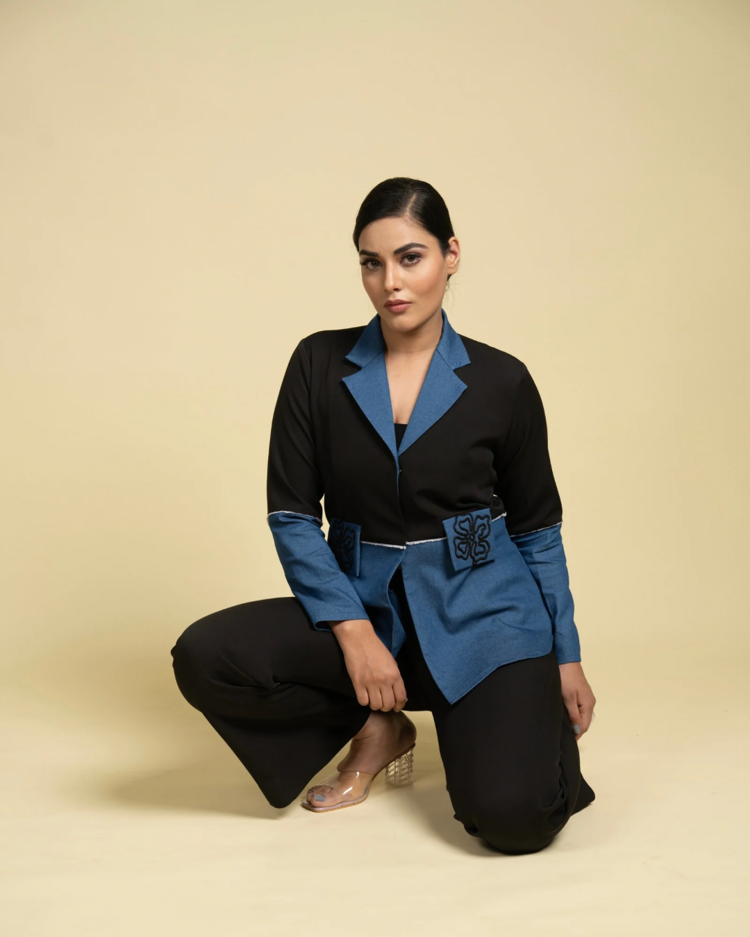 Denim Contrast Shirt