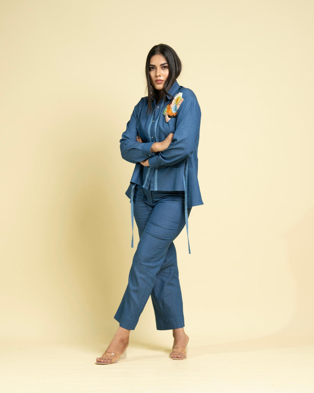 Statement Patch Shirt