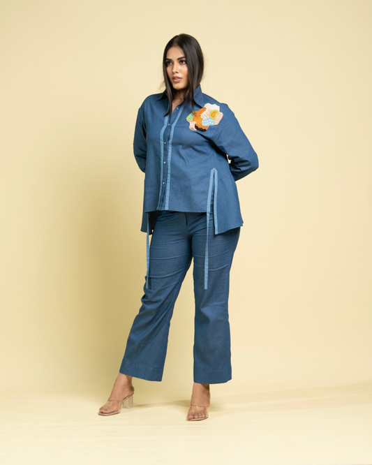 Statement Patch Shirt