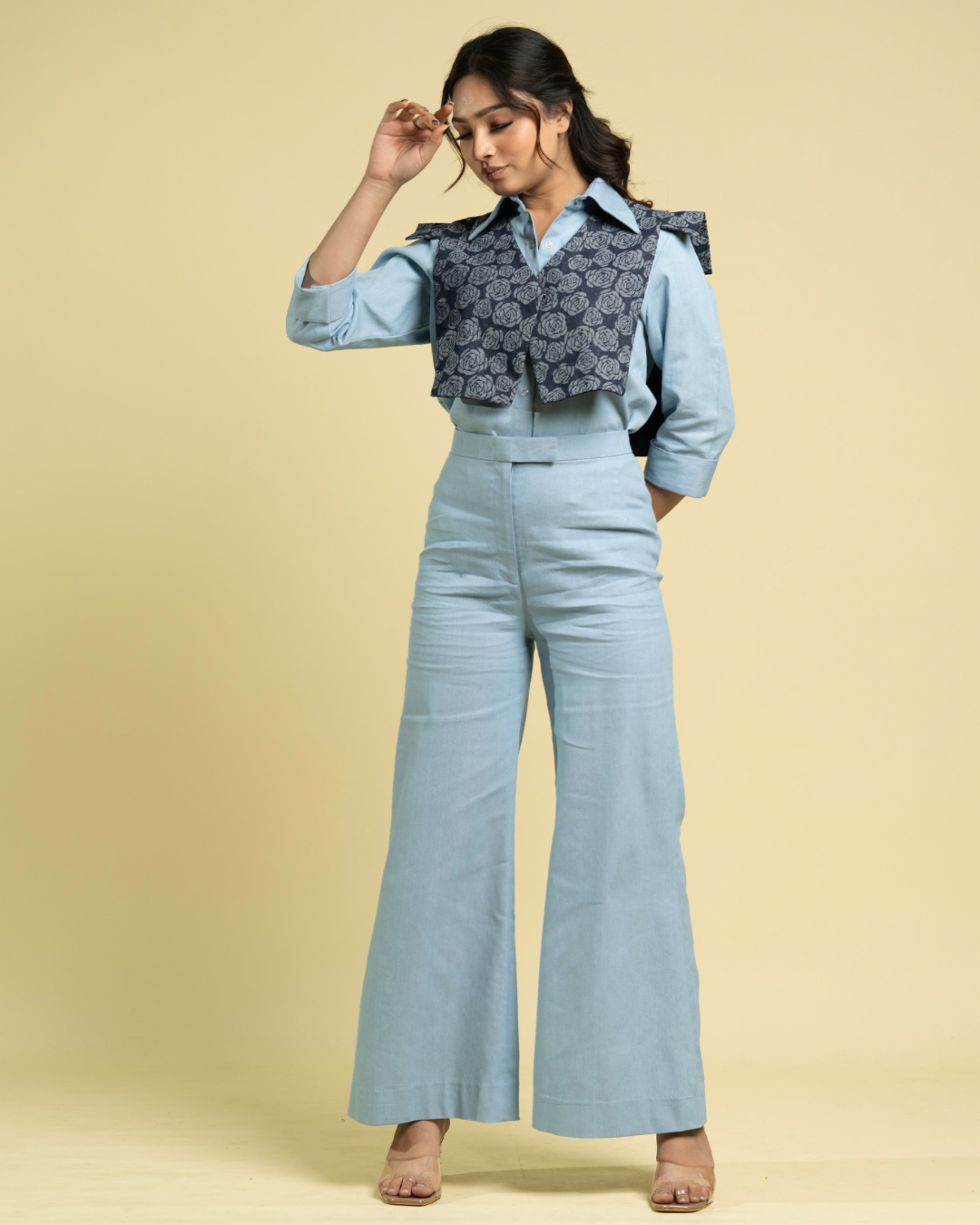Layered Floral Shirt