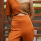 One Shoulder Jumpsuit