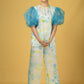 Tie Dye Balloon Sleeve Top & Palazzo Set