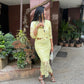 Yellow Lace Co-ord Set