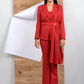 Red Pantsuit Set